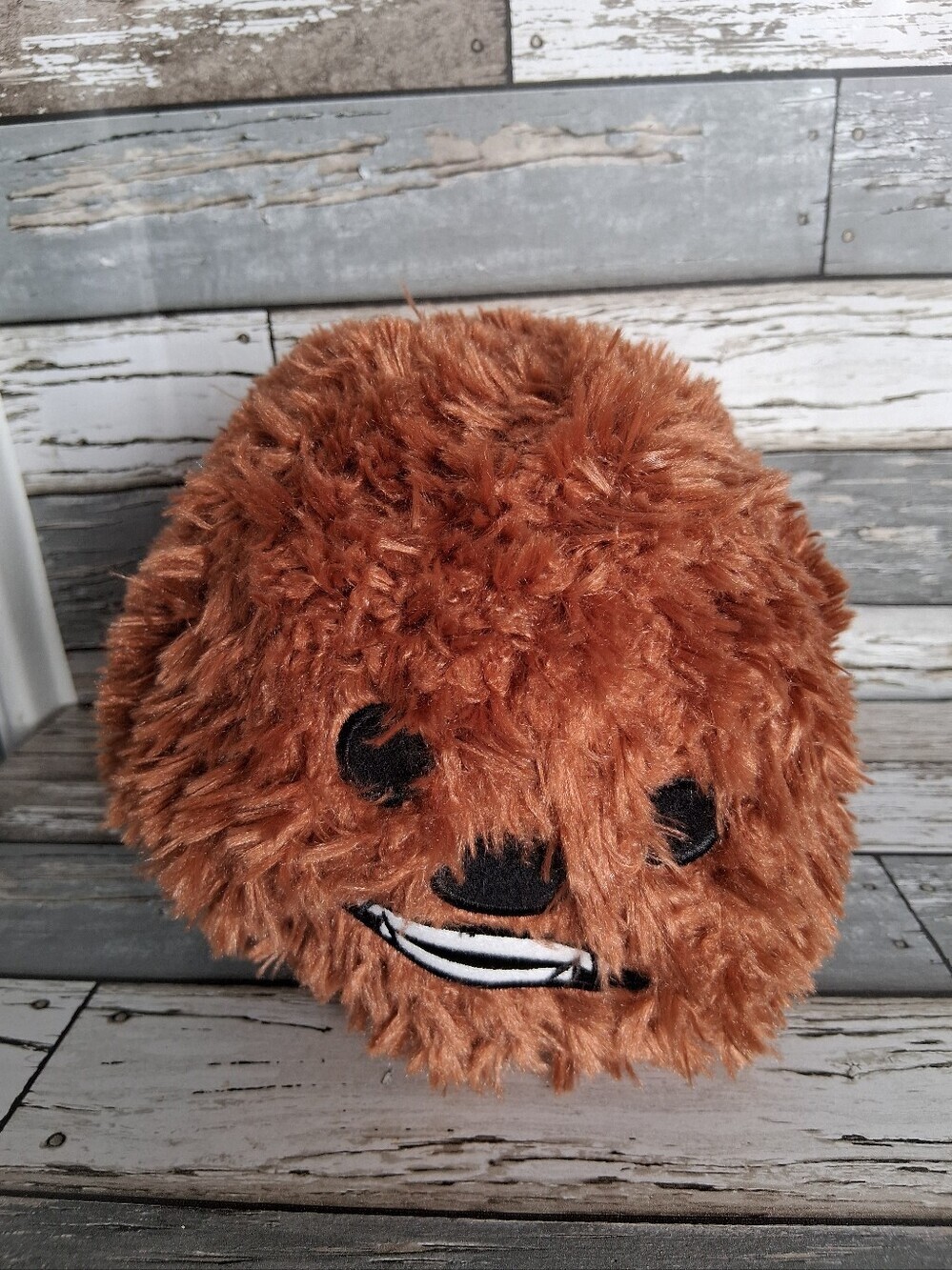 Star Wars Chewbacca Plush Round Stuffed Toy - Brown